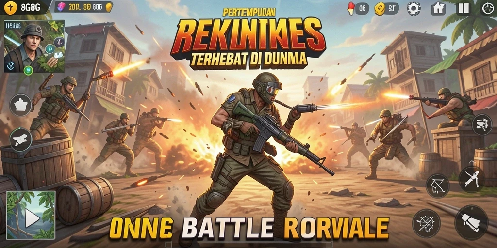 Gameplay seru dalam 8G8G, penuh aksi dan strategi.