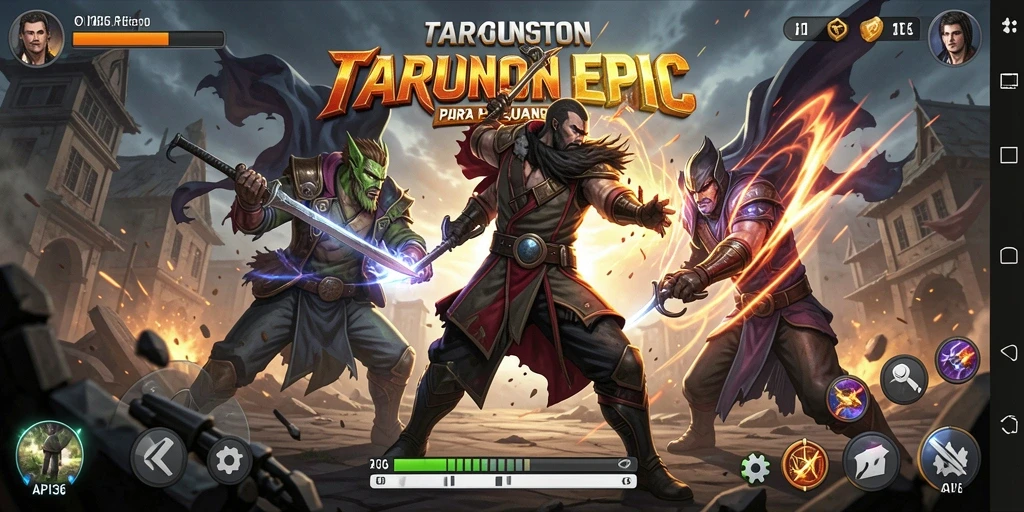 Tampilan gameplay seru dan menegangkan di API36.