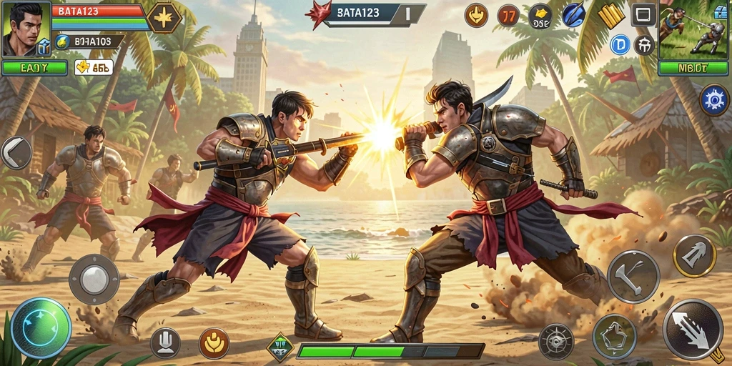 Gameplay BATA123 yang penuh aksi dan seru.