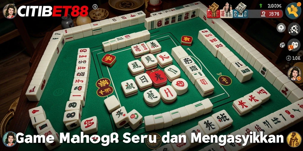 Screenshot gameplay CITIBET88 menunjukkan suasana permainan Mahjong yang menarik.