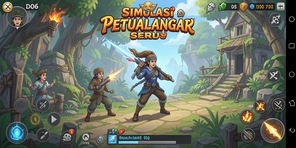 Gameplay D06 yang menampilkan simulasi kehidupan yang realistis dan menyenangkan.