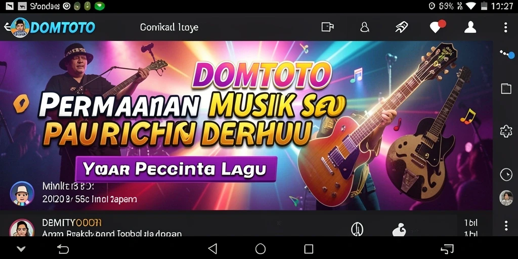 Tampilan gameplay DOMTOTO yang seru dan interaktif.