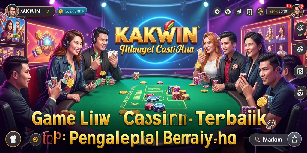 Tampilan gameplay Live Casino yang mendebarkan di KAKWIN.