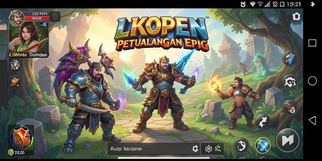 Tampilan gameplay LKOPEN yang menarik dan imersif dalam dunia RPG.