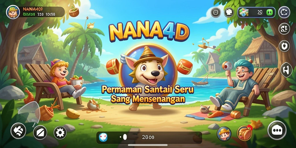 Tampilan menarik dari gameplay NANA4D yang penuh warna dan seru.