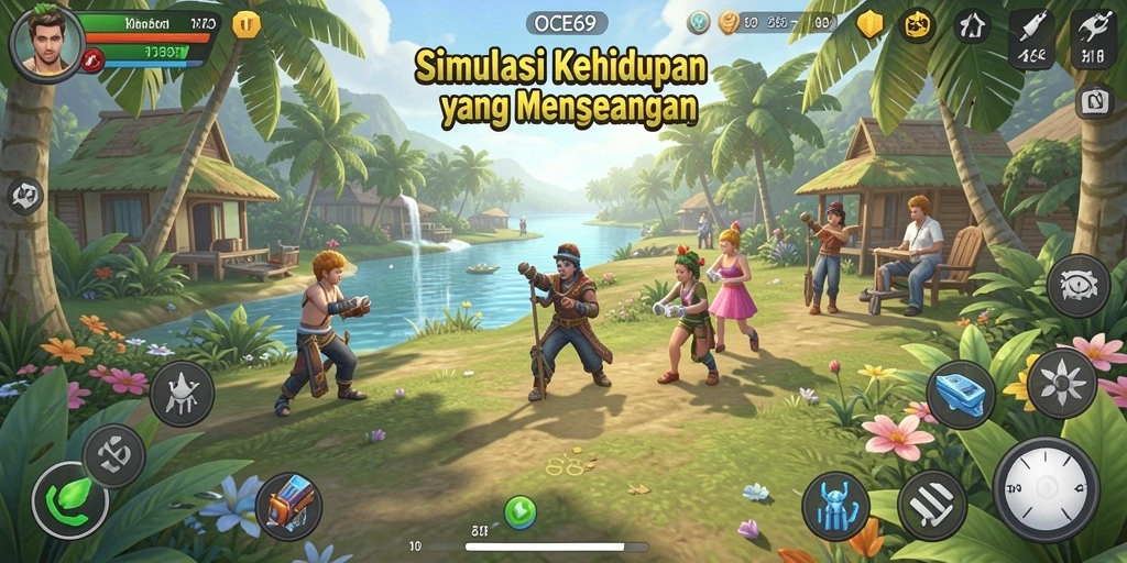 Tampilan screenshot OCE69 menampilkan gameplay Simulation yang seru.