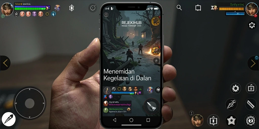 Screenshot gameplay REJEKIHUB menampilkan momen menegangkan.